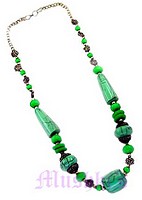 Single Row Resin Necklace - click here for large view